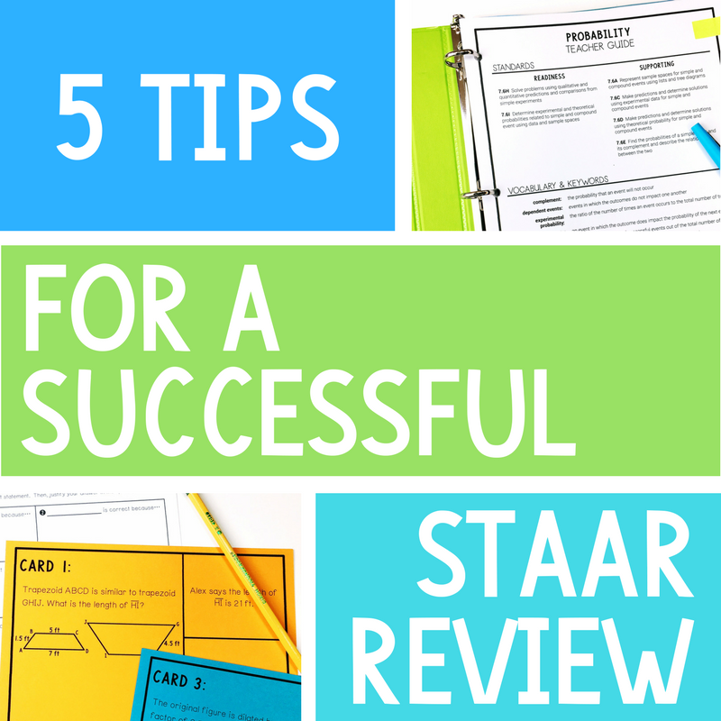 5 Tips for a Successful STAAR Review